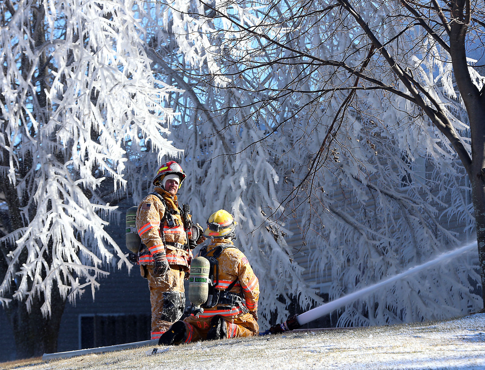 Holmen apartment fire
